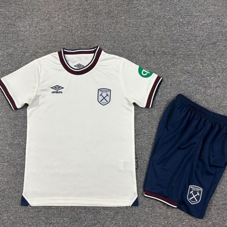 25/26 West Ham United Away Football Shirt Kids Size Suit