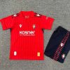 25/26 Osasuna Home Football Shirt Kids Size Suit