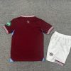 25/26 West Ham United Home Football Shirt Kids Size Suit