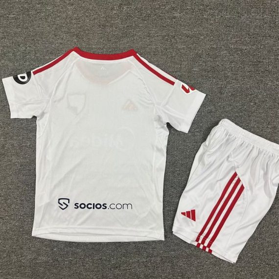 25/26 Sevilla Home Football Shirt Kids Size Suit