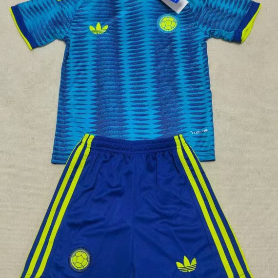 26/27 Colombia Away Football Shirt Kids Size Suit