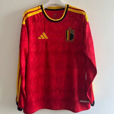26/27 Long Sleeve Belgium Home Football Shirt