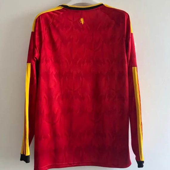 26/27 Long Sleeve Belgium Home Football Shirt