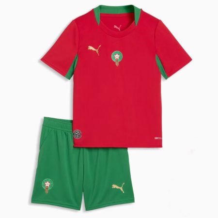26/27 Morocco Home Football Shirt Kids Size Suit